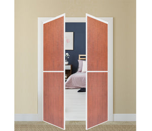 Nova Pivot Closet Doors - Style 02 | Panel Door | Swing Door | Korean Mahogany | Buy Doors Online