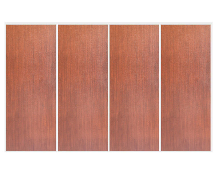 Nova Sliding Closet Doors - Style 01 | Panel Door | Korean Mahogany