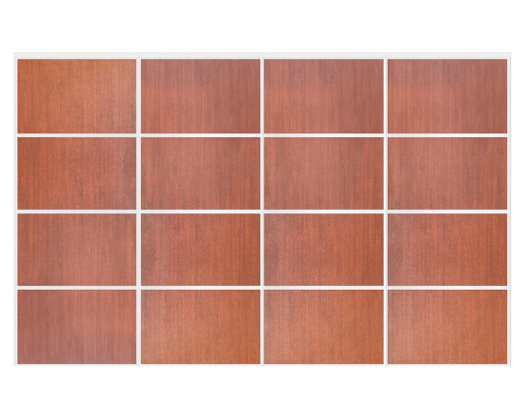 Nova Sliding Closet Doors - Style 04 | Panel Door | Korean Mahogany