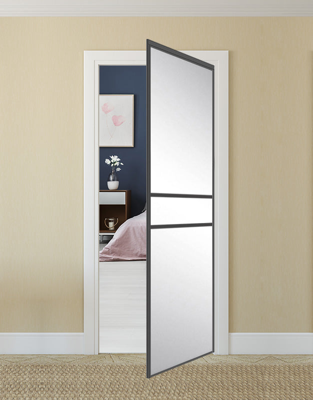 Nova Pivot Closet Doors - Style 07 | Mirror | Swing Door