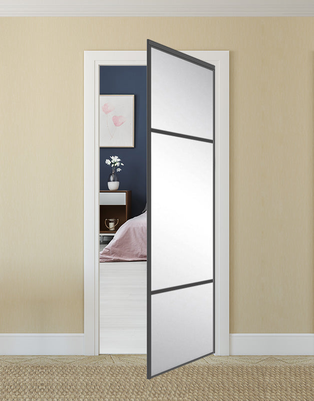 Nova Pivot Closet Doors - Style 10 | Mirror | Swing Door