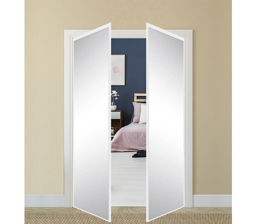 Nova Pivot Closet Doors - Style 01 | Mirror | Swing Door