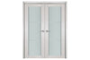 Nova 1 Lite 2H White Wenge Wood Laminated Modern Interior Door | Buy Doors Online