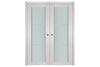 Nova 1 Lite 2H White Wenge Wood Laminated Modern Interior Door | Buy Doors Online