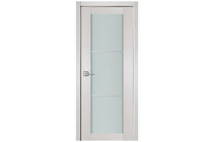 Nova 1 Lite 2H White Wenge Wood Laminated Modern Interior Door | Buy Doors Online