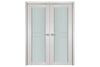 Nova 1 Lite 2HC White Wenge Wood Laminated Modern Interior Door | Buy Doors Online