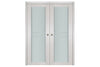 Nova 1 Lite 2HC White Wenge Wood Laminated Modern Interior Door | Buy Doors Online