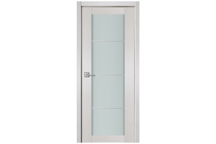 Nova 1 Lite 3H White Wenge Wood Laminated Modern Interior Door