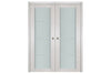 Nova 1 Lite 3H White Wenge Wood Laminated Modern Interior Door | Buy Doors Online