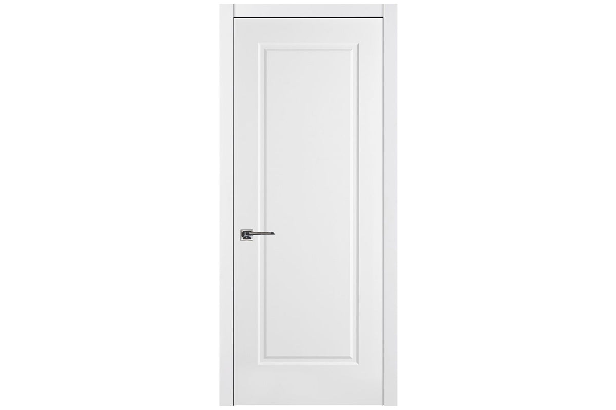 Nova 1 Panel Soft White Laminated Traditional Interior Door | Buy Doors ...