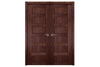 Nova Italia Stile 6 Lite Prestige Brown Laminate Interior Door | Buy Doors Online