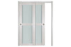 Nova 2 Lite White Wenge Wood Laminated Modern Interior Door | ByPass Door | Buy Doors Online