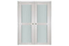 Nova 2 Lite White Wenge Wood Laminated Modern Interior Door | Buy Doors Online