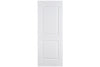 Nova 2 Panel Arched Soft White Laminated Traditional Interior Door | Buy Doors Online