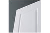 Nova 2 Panel Square Soft White Laminated Traditional interior Door | ByPass Door | Buy Doors Online