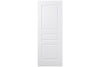 Nova 3 Panel Soft White Laminated Traditional interior Door | Barn Door | Buy Doors Online