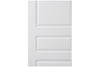 Nova 3 Panel Soft White Laminated Traditional interior Door | Magic Door | Buy Doors Online
