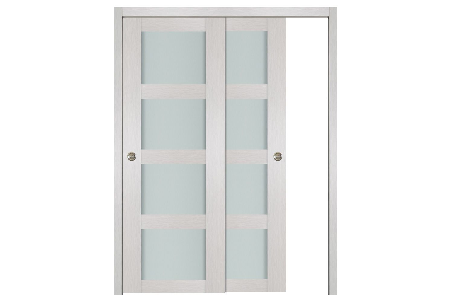 Nova 4 Lite White Wenge Wood Laminated Modern Interior Door | ByPass ...