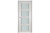 Nova 4 Lite White Wenge Wood Laminated Modern Interior Door | Buy Doors Online