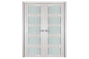 Nova 5 Lite White Wenge Wood Laminated Modern Interior Door | Buy Doors Online