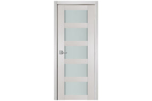 Nova 5 Lite White Wenge Wood Laminated Modern Interior Door | Buy Doors Online