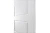 Nova 5 Panel Soft White Laminated Traditional interior Door | Buy Doors Online