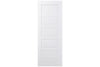 Nova 5 Panel Soft White Laminated Traditional interior Door | Magic Door | Buy Doors Online