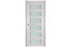 Nova 6 Lite White Wenge Wood Laminated Modern Interior Door | Buy Door Online