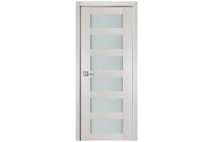 Nova 6 Lite White Wenge Wood Laminated Modern Interior Door | Buy Door Online