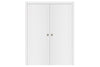 Nova Glam G-Pro 001 Soft White Laminated Modern Interior Door | Buy Doors Online