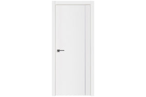 Nova Glam G-Pro 005 Soft White Laminated Modern Interior Door | Buy Doors Online