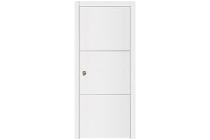 Nova Glam G-Pro 006 Soft White Laminated Modern Interior Door | Buy Doors Online