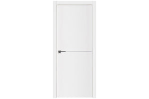 Nova Glam G-Pro 007 Soft White Laminated Modern Interior Door | Buy Doors Online