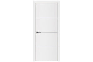 Nova Glam G-Pro 009 Soft White Laminated Modern Interior Door | Buy Doors Online