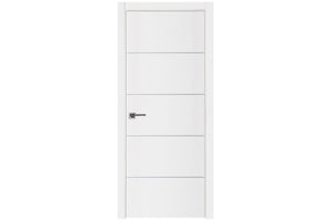 Nova Glam G-Pro 010 Soft White Laminated Modern Interior Door | Buy Doors Onilne