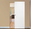 Nova Graffiti Soft White Laminated Modern Interior Door | Magic Door | Buy Doors Online