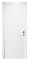 Nova Graffiti Soft White Laminated Modern Interior Door | Buy Doors Online
