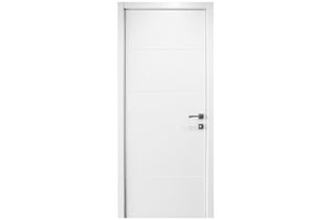 Nova Graffiti Soft White Laminated Modern Interior Door | Buy Doors Online