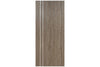 Nova HG-002V Dark Aloe Wood Laminated Modern Interior Door | Buy Doors Online