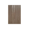 Nova HG-002V Dark Aloe Wood Laminated Modern Interior Door | Buy Doors Online 