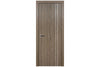 Nova HG-002VR Dark Aloe Wood Laminated Modern Interior Door | Buy Doors Online