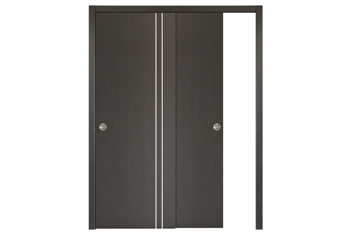 Nova HG-002VR Japan Oak Laminated Modern Interior Door | ByPass Door