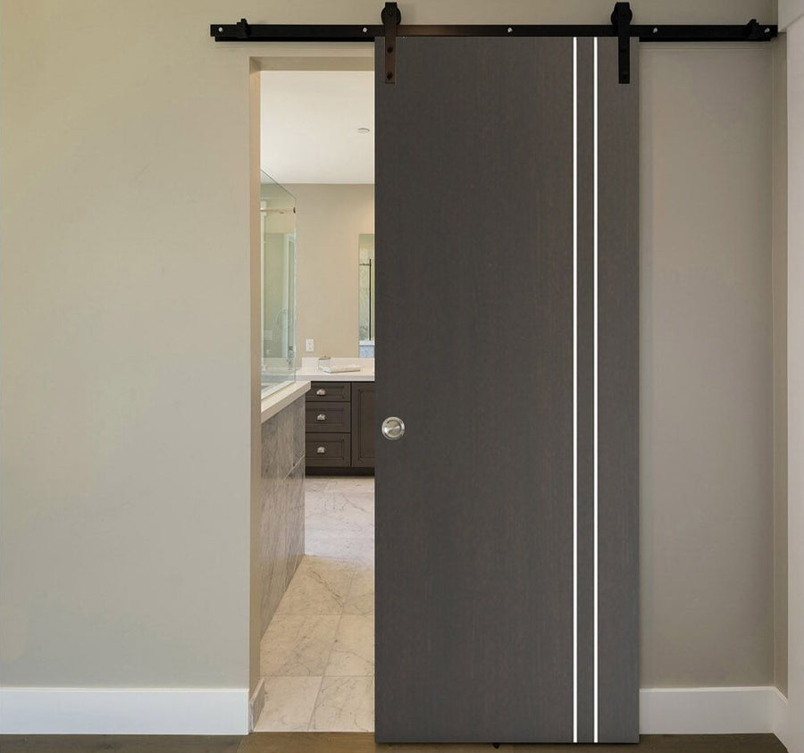 Nova HG-002VR Japan Oak Laminated Modern Interior Door | Barn Door