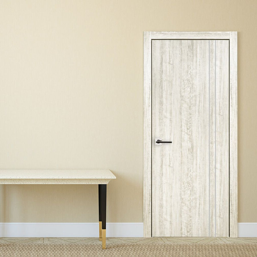 Nova HG-002VR Light Aloe Wood Laminated Modern Interior Door