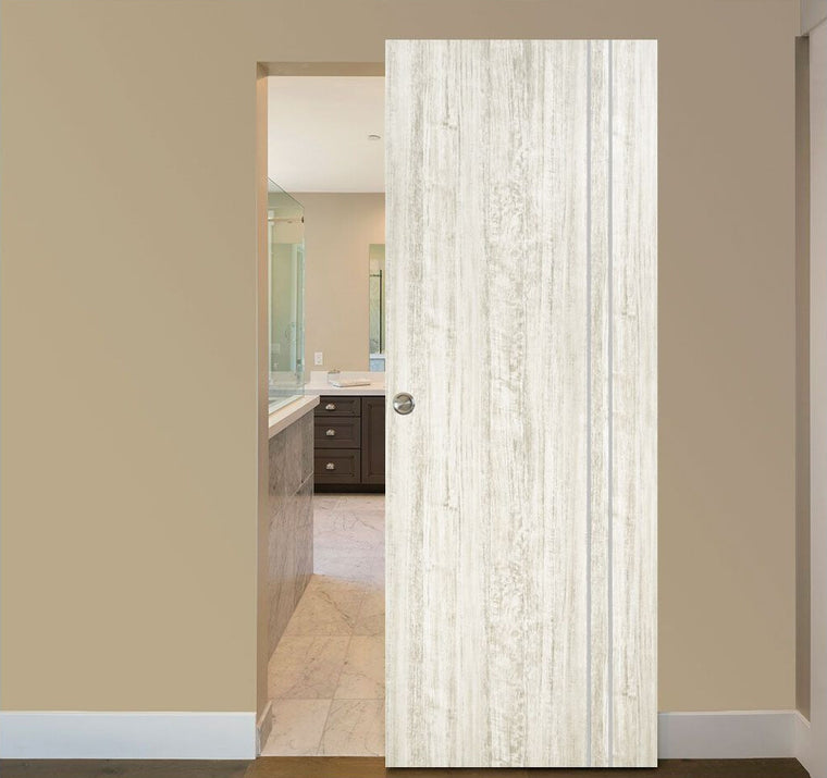 Nova HG-002VR Light Aloe Wood Laminated Modern Interior Door | Magic Door