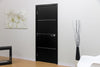 Nova HG008 Black Ash Laminated Modern Interior Door | Buy Doors Online