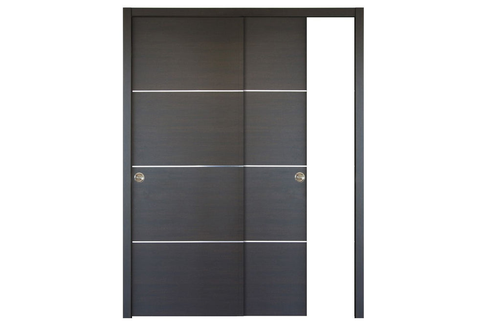 Nova HG008 Japan Oak Laminated Modern Interior Door | ByPass Door | Buy Doors Online