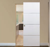 Nova HG008 White Drawing Laminated Modern Interior Door | Magic Door | Buy Doors Online