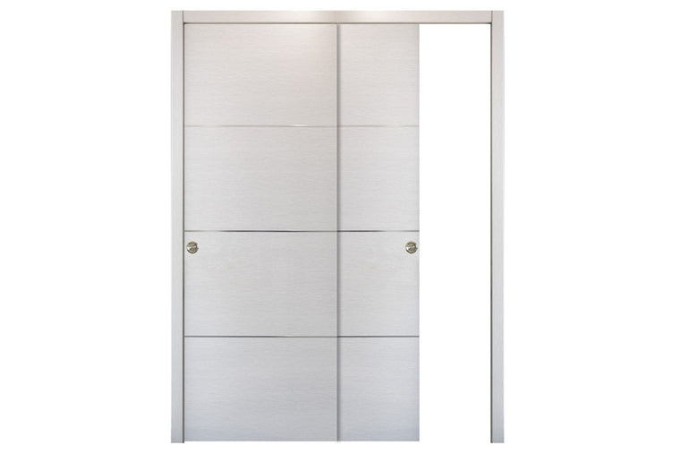 Nova HG008 White Wenge Laminated Modern Interior Door | ByPass Door