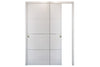 Nova HG008 White Wenge Laminated Modern Interior Door | ByPass Door | Buy Doors Online